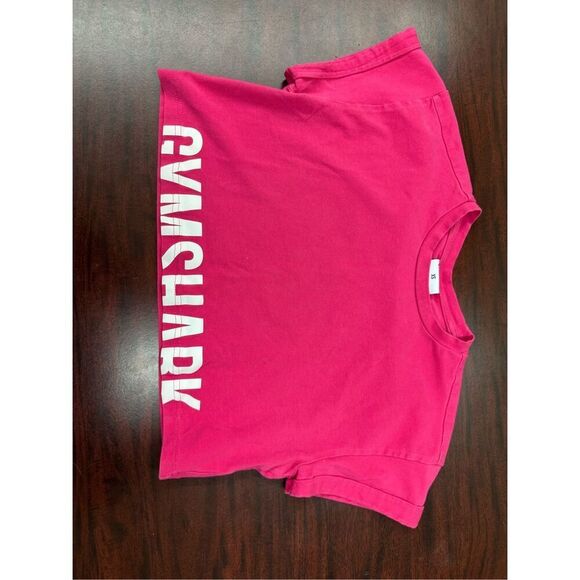 Gymshark Dragon Pink Fraction Crop Active Top Size X-Small - Picture 1 of 7